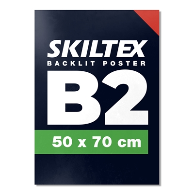 B2 - 50x70 cm Plakat - Backlight med eget tryk
