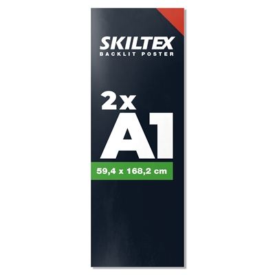 Backlight plakat til lysrammer - 59,4 x 168,2 cm ( 2xA1 )