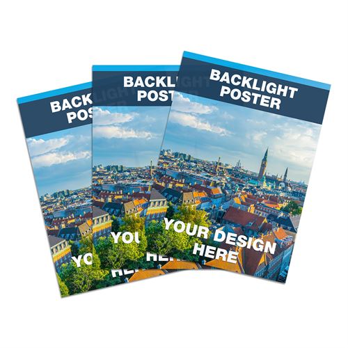 50x70 cm Backlight plakat til lysrammer