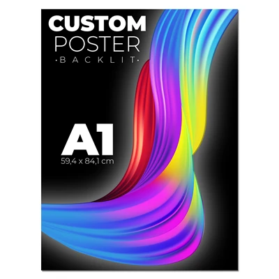 A1 Backlight plakat til lysrammer