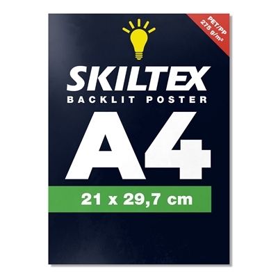 Backlit plakat med eget tryk - A4