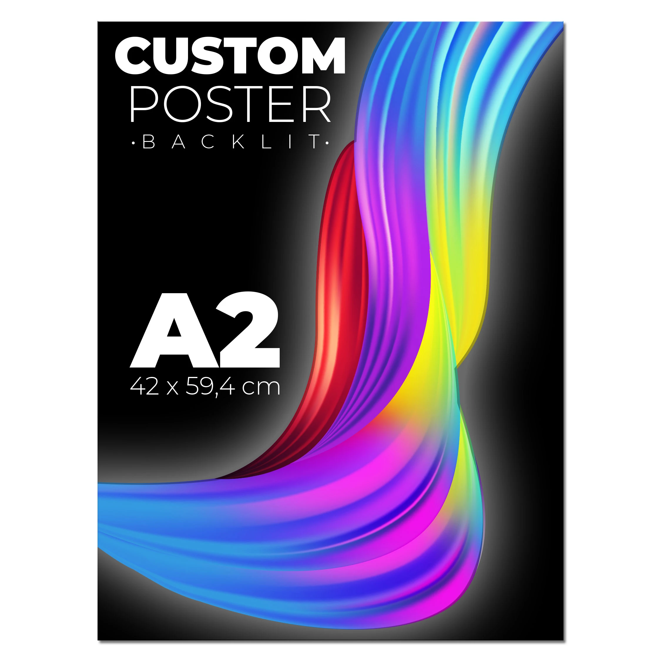 A2 Backlight plakat til lysrammer