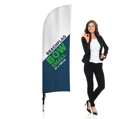 Bow Beachflag til udendørs og indendørs brug