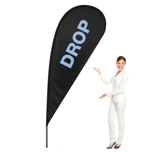 BeachFlag Drop - MEDIUM - 69x181cm - Inkl. print