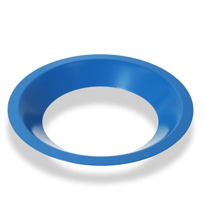 Blåt metallåg til Duo & Trio Affaldsstationer