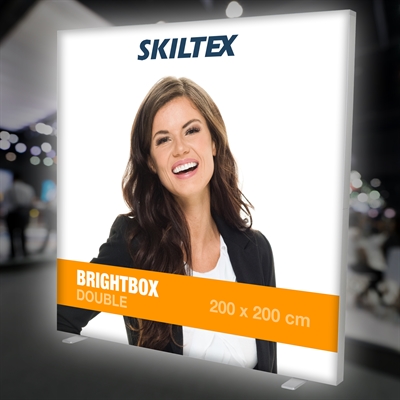 BrightBox Double LED Lysvæg 200x200 cm - Inkl. print
