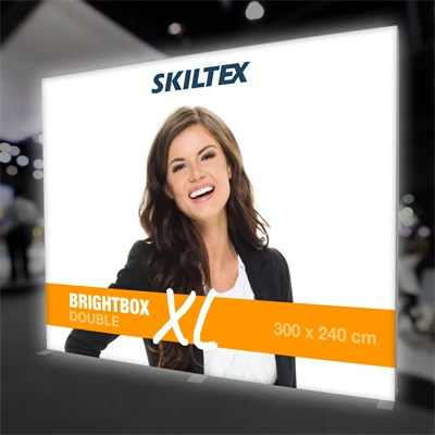 BrightBox Double XL LED Lysvæg - 300x240 cm - Inkl. print