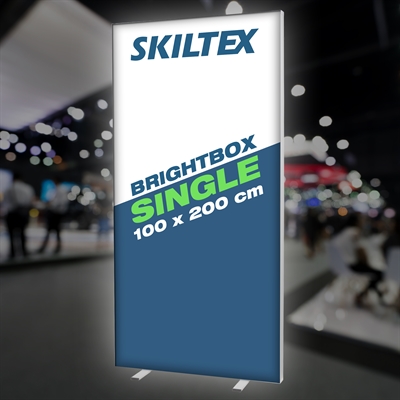 BrightBox Single LED Lysvæg - 100x200 cm - Inkl. print