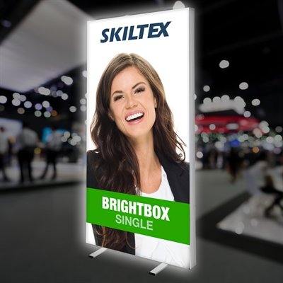 BrightBox Single LED Lysvæg - 100x200 cm - Inkl. print