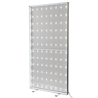 BrightBox Single LED Lysvæg - 100x200 cm - Uden banner