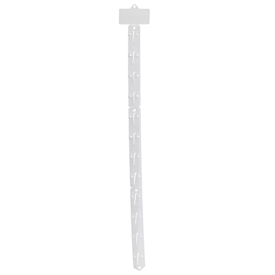 Clip strip med topskilt - 12 kroge
