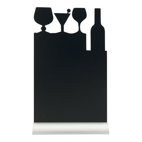 Cocktail Silhouette tavleskilt til bord - A4