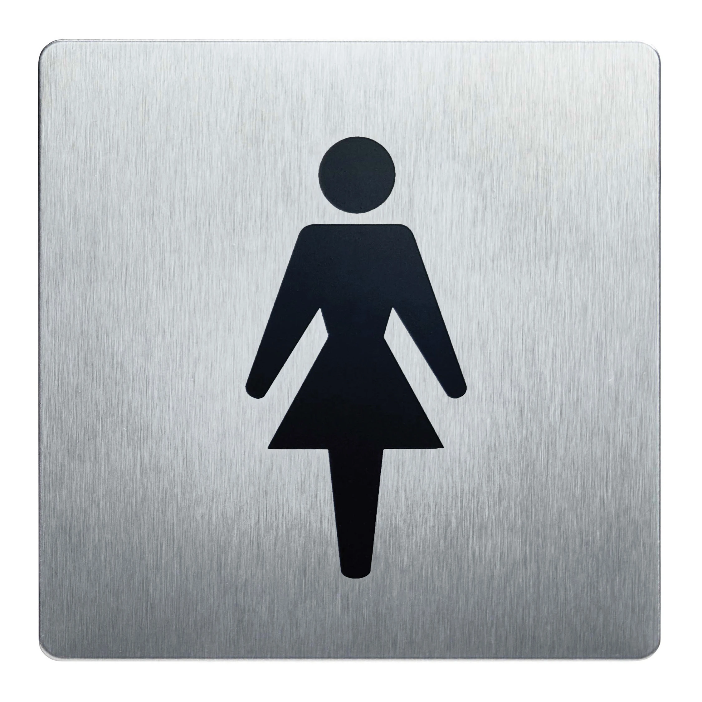 Dametoilet Pictogram - 90x90 mm