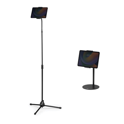 Durable Tablet / iPad holder med arm og gulv-/bordstativ