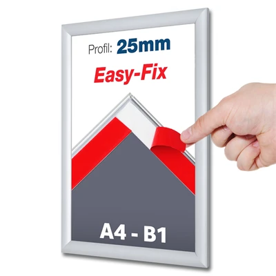 EasyFix Selvklæbende Klikrammer med 25mm profil