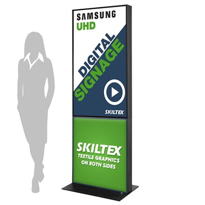 Fabric Totem Digital Skilt inkl. Print - 50"