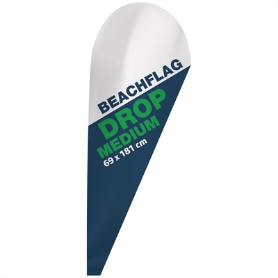 Flag til BeachFlag Drop Medium - 69x181 cm