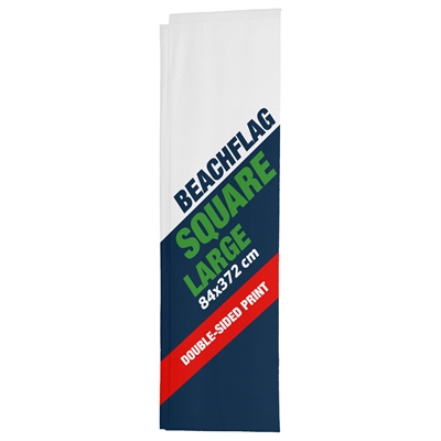 Flag til Beachflag Square - LARGE - 84x372 cm