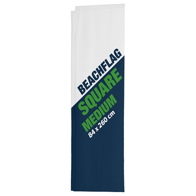 Flag til Beachflag Square - MEDIUM - 84x260 cm