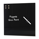 Sort Glastavle magnetisk - 45x45 cm