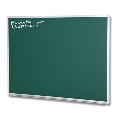 Grøn magnetisk kridttavle - 90x60 cm
