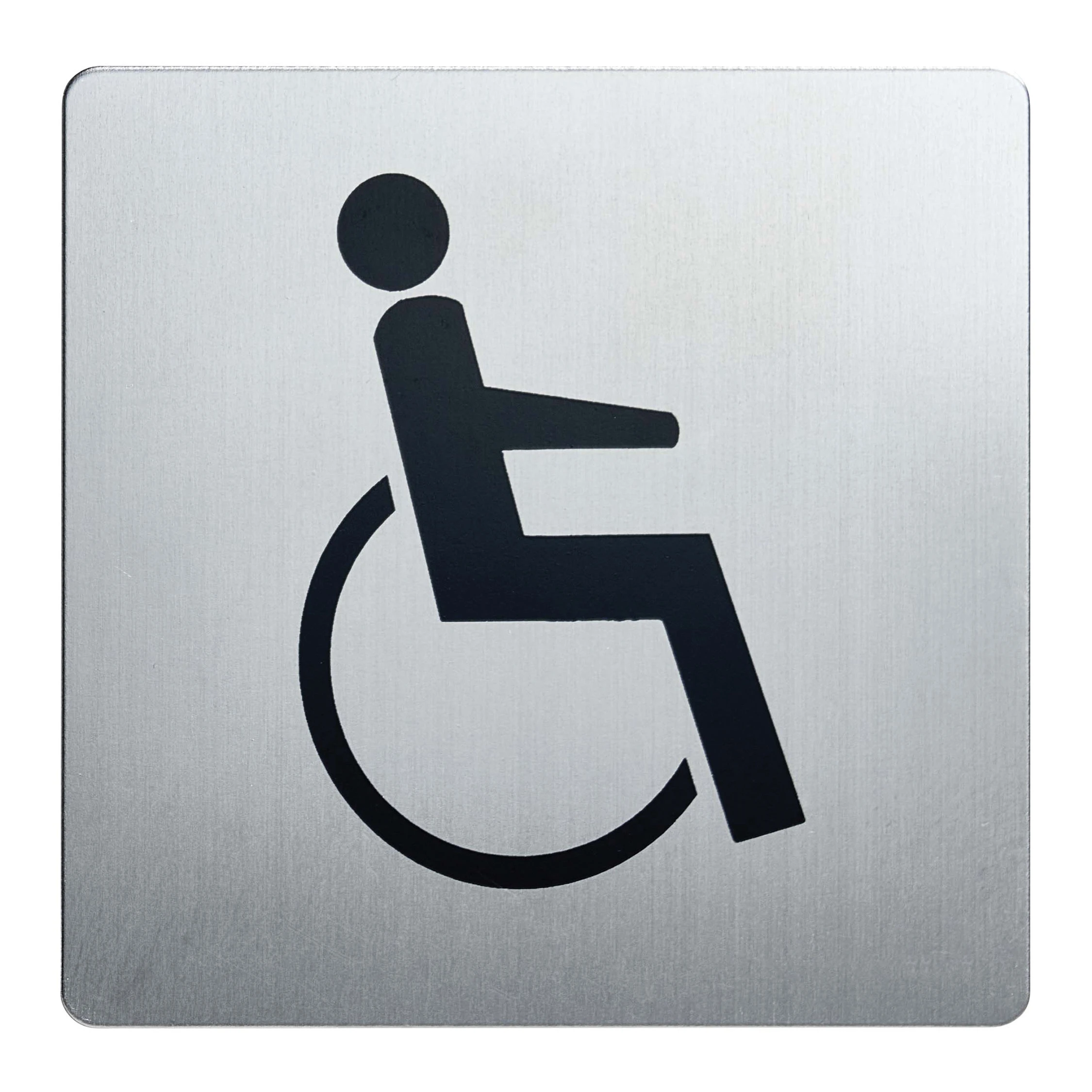 Handicaptoilet Pictogram - 90x90 mm