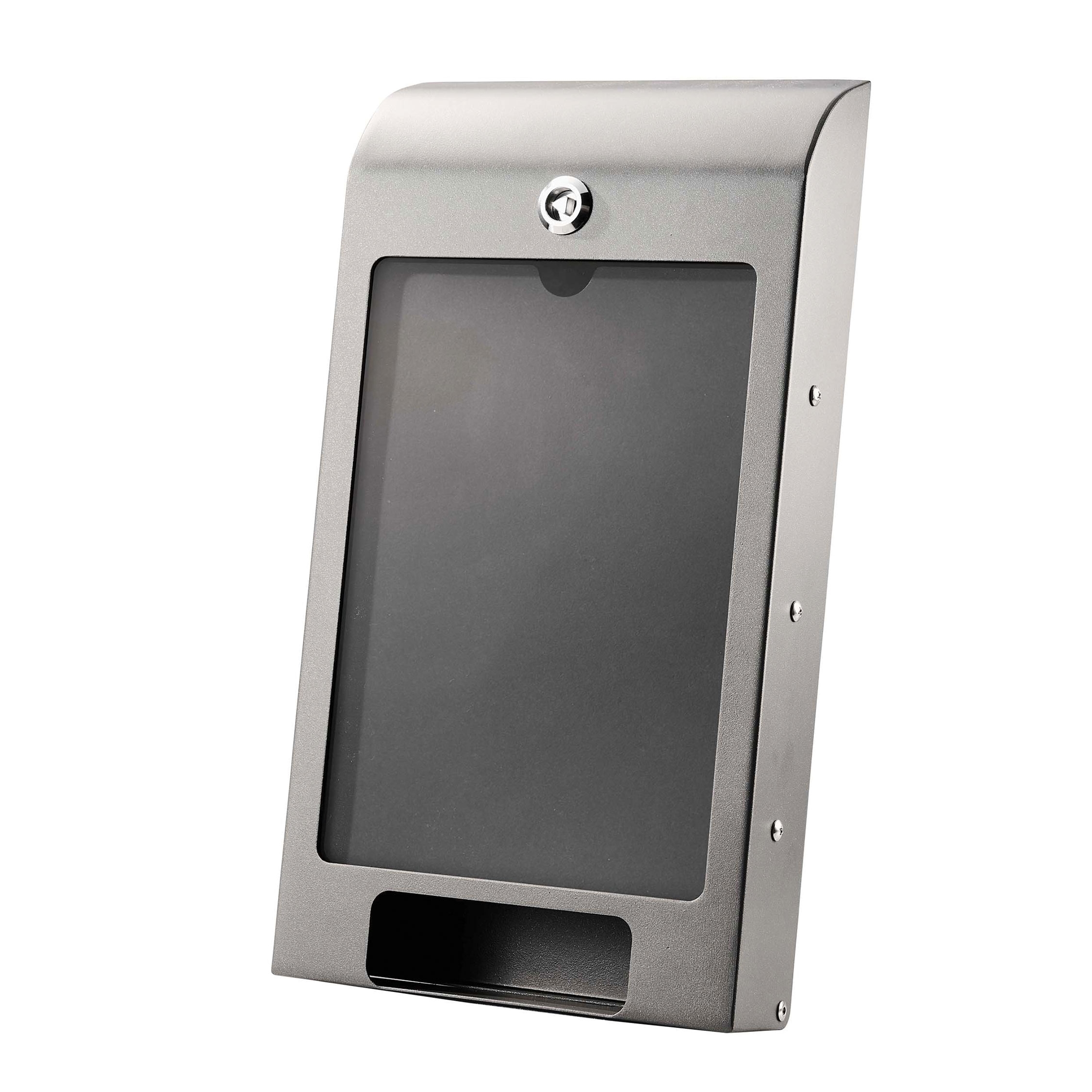 Hundeposedispenser med A4 infodisplay - Grå