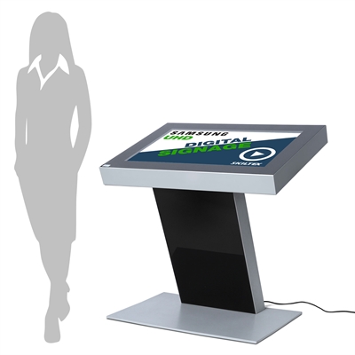 InfoPro Digital Kiosk med 43" Skærm - Sort