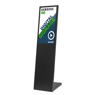 L-Stand Digitalt skilt - Sort