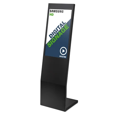 L-Stand Digitalt skilt - Sort