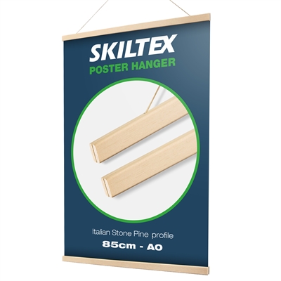 Magnetisk Plakatophæng med snor A0 - 85cm | Pinjetræ 