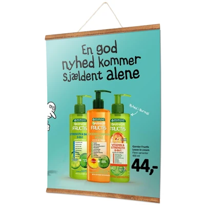 Magnetisk Træ Plakatophæng med Ophængssnor