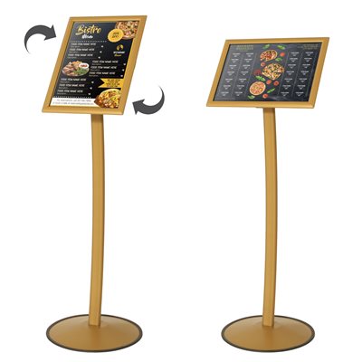 MenuPro Curved Guld Infostander