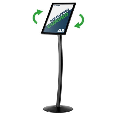 MenuPro Curved Sort Infostand - A3