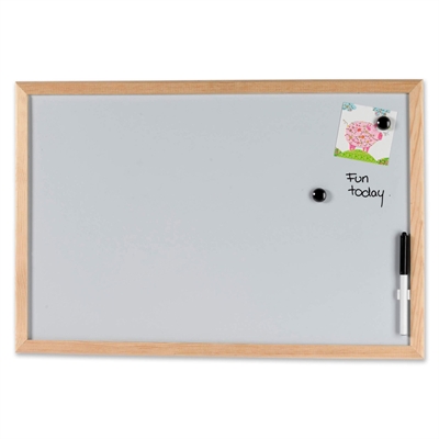 NAGA Whiteboard med træramme - 60x40 cm
