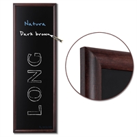 Natura Long Dark-Brown kridttavle