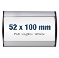 PINCH 52x100 mm - vægskilt / dørskilt
