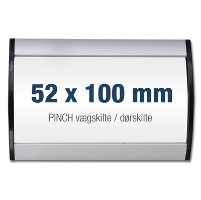 PINCH 52x100 mm - vægskilt / dørskilt