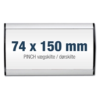 PINCH 74x150 mm - vægskilt / dørskilt