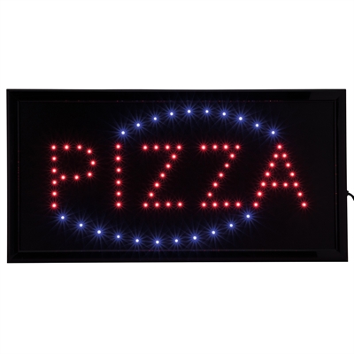 "PIZZA" LED lysskilt