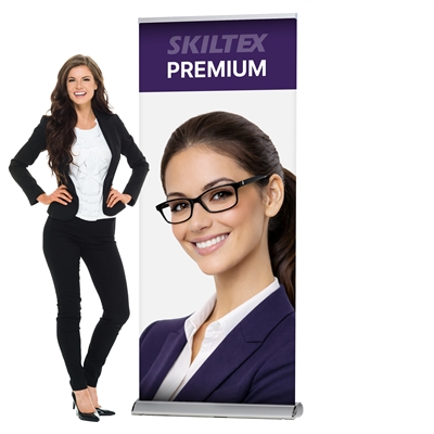 PREMIUM roll up banner - inkl. print - 85 x 220 cm