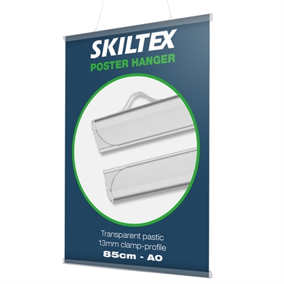 Plast plakatophæng A0 - 85 cm | 13mm klemme-profil 