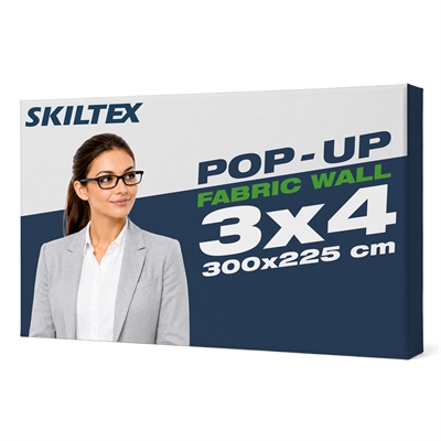 Pop-Up Wall Fabric 3x4 - 300x225 cm - Inkl. print