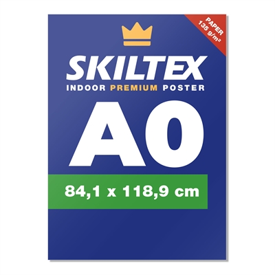 Premium indendørs plakat med eget tryk - A0