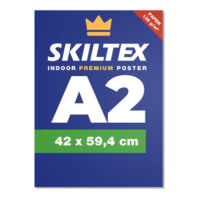 Premium indendørs plakat med eget tryk - A2