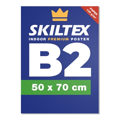 Premium indendørs plakat med eget tryk - B2 - 50x70 cm