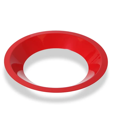 Rødt metallåg til Duo & Trio Affaldsstationer