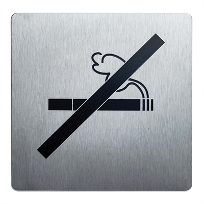 Rygning forbudt Pictogram - 90x90 mm
