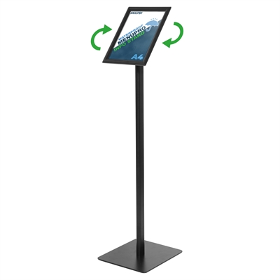 SKILTEX Sort Vandsikker Infostand - A4