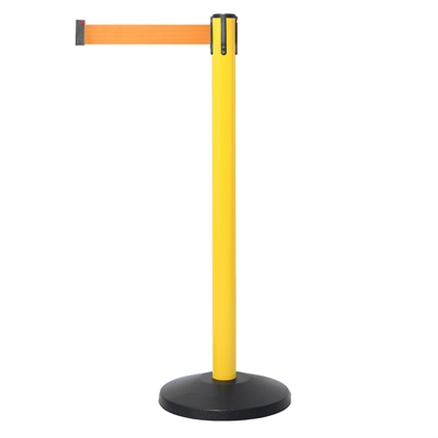 SafetyMaster afspærringsstolpe med orange bånd